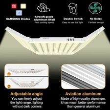 SPF6000 Led Grow Lampe 600W Full Spectrum Pflanzenlampe Gebraucht Fast Wie Neu