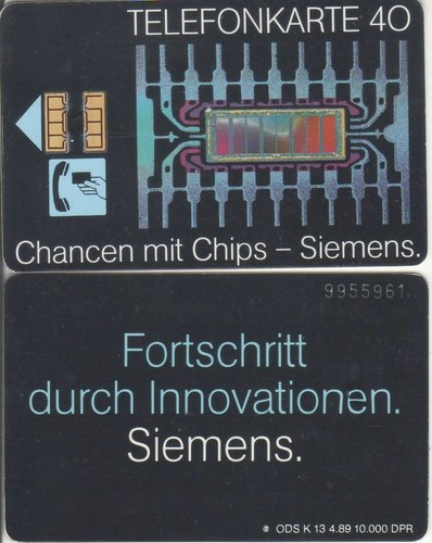Telefonkarten siemens k13 - siemens,