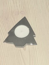 Teelichthalter 3-D Kerzen Ständer Halter Edelstahl Chromargan Baum silber