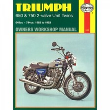 Triumph Motorrad 650 und 750 2-Ventiler Unit Twins (63-83) Werkstatthandbuch