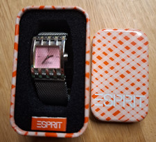 esprit damen uhr silber