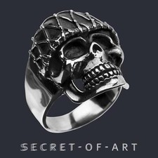 Totenkopf Ring Silber 925