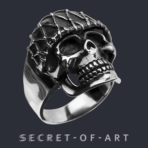 Totenkopf ring silber 925 - ring,