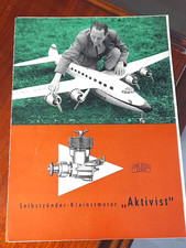 Selbstzünder-Kleinstmotoren-Carl Zeiss Jena Broschüre und Preisliste DDR 1961