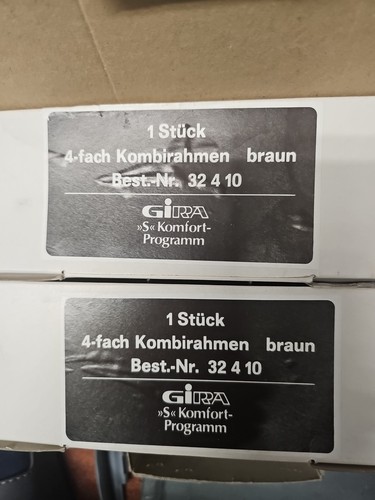 Gira komfort braun 4fach - komfort,