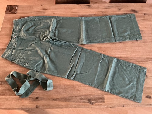 Lässige grüne stoffhose - grüne,