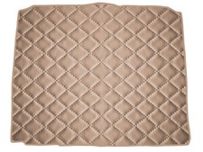 Dunkelbeige Gestepptes Öko