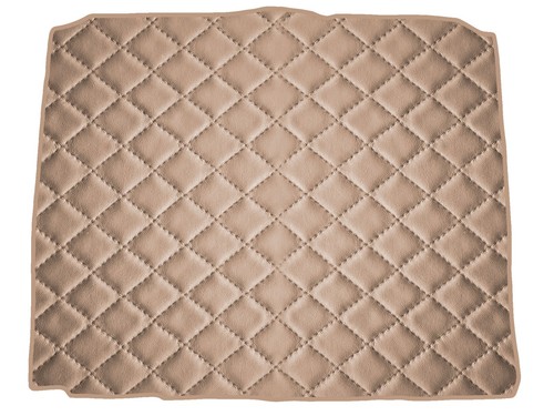 Dunkelbeige gestepptes öko - dunkelbeige,