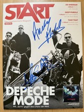 Depeche Mode Original Autogramm