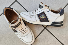 Pantofola d`Oro Slipper 41 weiß Leder Herren Sneaker Loafer Mokassin Italien