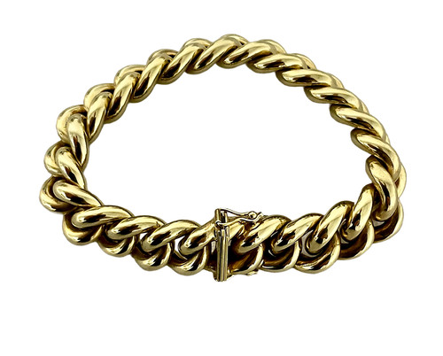 Breites panzerarmband 585 - breites,