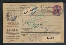 Deutsches Reich Paketkarte
