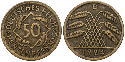 Deutschland 50 pfennig - deutschland,