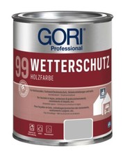 Wetterschutz Holzfarbe Wetterschutzfarbe farbig Holzschutz außen Gori 99