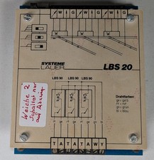 Systeme Lauer LBS 20, Elektronik Für Modellbahn  Schattenbahnhof, NO BOX, #AG416