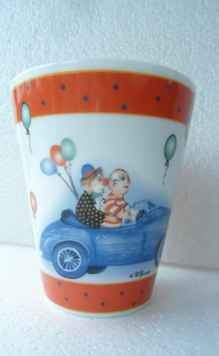 Kaffeebecher tasse clow - kaffeebecher, clow-