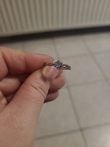 Silberring ohne echten - silberring, stein