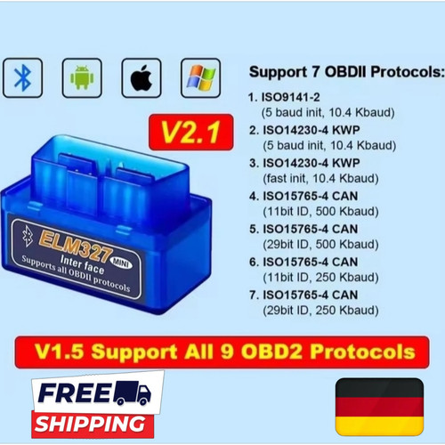 Obd2 scanner mini elm327 - elm327, v2.1