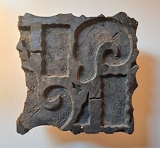 Antiker Textil Druckstempel