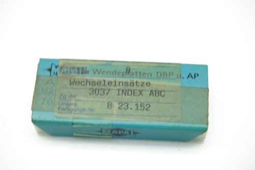 Mapal 3037 index abc - mapal,