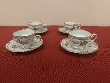 4 Porzellan Mokkatassen mit