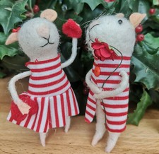 Set 2 x gefilzte Maus