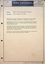 225229) Opel LKW - Radmuttern - tech. Info 12/1968