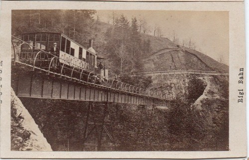 1870er schweiz rigi - schweiz, cdv