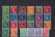 Finnland - Lot älterer Marken