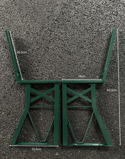 Bierzeltgarnitur Bankgestelle mit lehne 2 stk