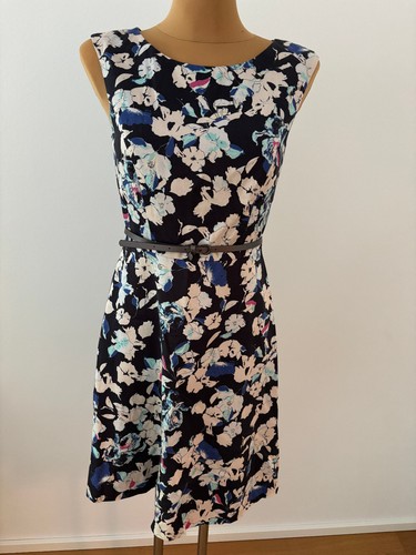 Kleid comma 34 blau - kleid,, gr.