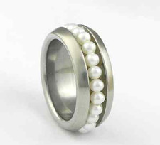 Edelstahl Ring Damen