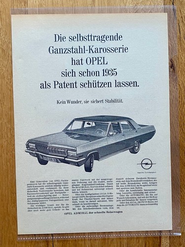 Opel admiral reisewagen - admiral,