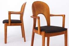 1 of 2 Niels Koefoed Teak Armchair, 1970s | Danish Mid-Century Modern Vintage