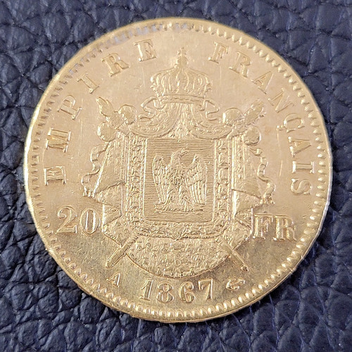 Goldmünze franc frankreich - 20,