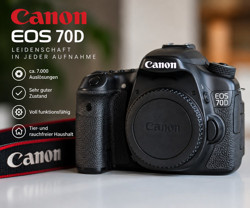 Canon eos 70d 7 - ca., 7.000