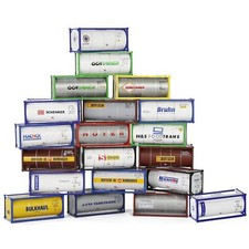 1 Stück Spur N 20ft Öltankwagen 1:160 Container 20' Güterwagen Modellbahn