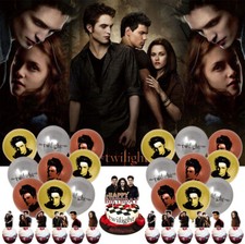 Twilight Kinder Geburtstag Party Deko Banner Luftballons Cupcake Topper
