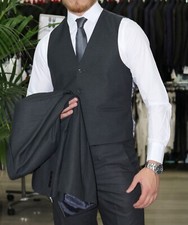 Herren Weste Slim-Fit Gr.60