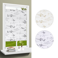 Plissee Motiv Easyfix Rollos Klemmfix ohne Bohren Sonnenschutz Muster #2066