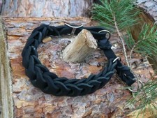 Einfarbiges Fettlederhalsband