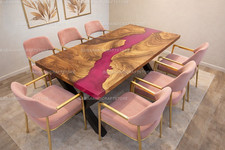 Live Edge Akazienholz Esstisch