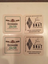 4  Bierdeckel  Germania Edel