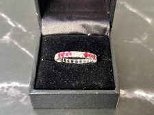 Memory Goldring mit Rubinen