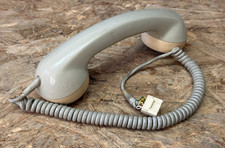 Hörer mit Spiralkabel für