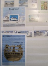 Afrika - Südafrika, Namibia, Gabun, Tansania usw. Motivsammlung Schiffe **