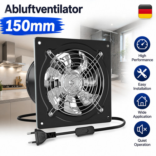 525m abluftventilator - 525m³/h,