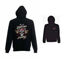 Sweatshirtjacke schwarz V Twin