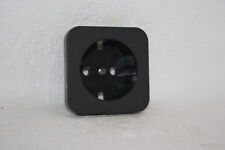 Merten M1 / Atelier / BASIS / EPOCA Steckdose Blende  in anthrazit / schwarz