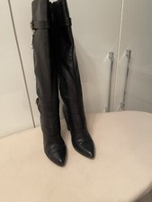 GUESS Lederstiefel Gr. 39, schwarz